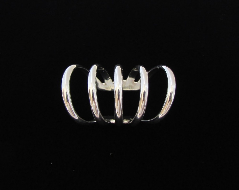 Native American Zuni Sterling Silver Handmade Sterling Silver Cuff Earring
