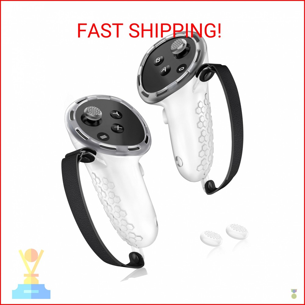 AMZDM VR Controller Grips for Meta Quest 3S Oculus Quest 3 Touch Plus Controller