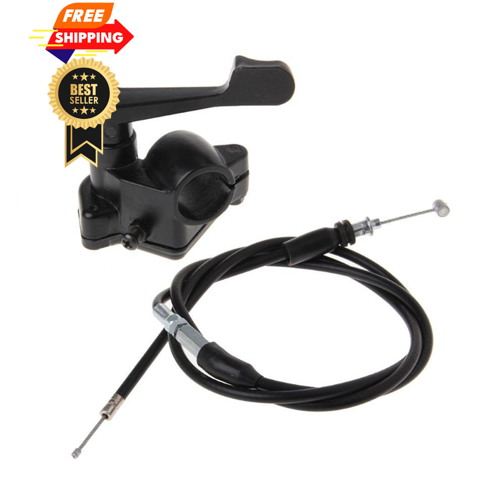 7/8'' 22mm Thumb Throttle Cable Accelerator Control Assembly for TaoTao Black