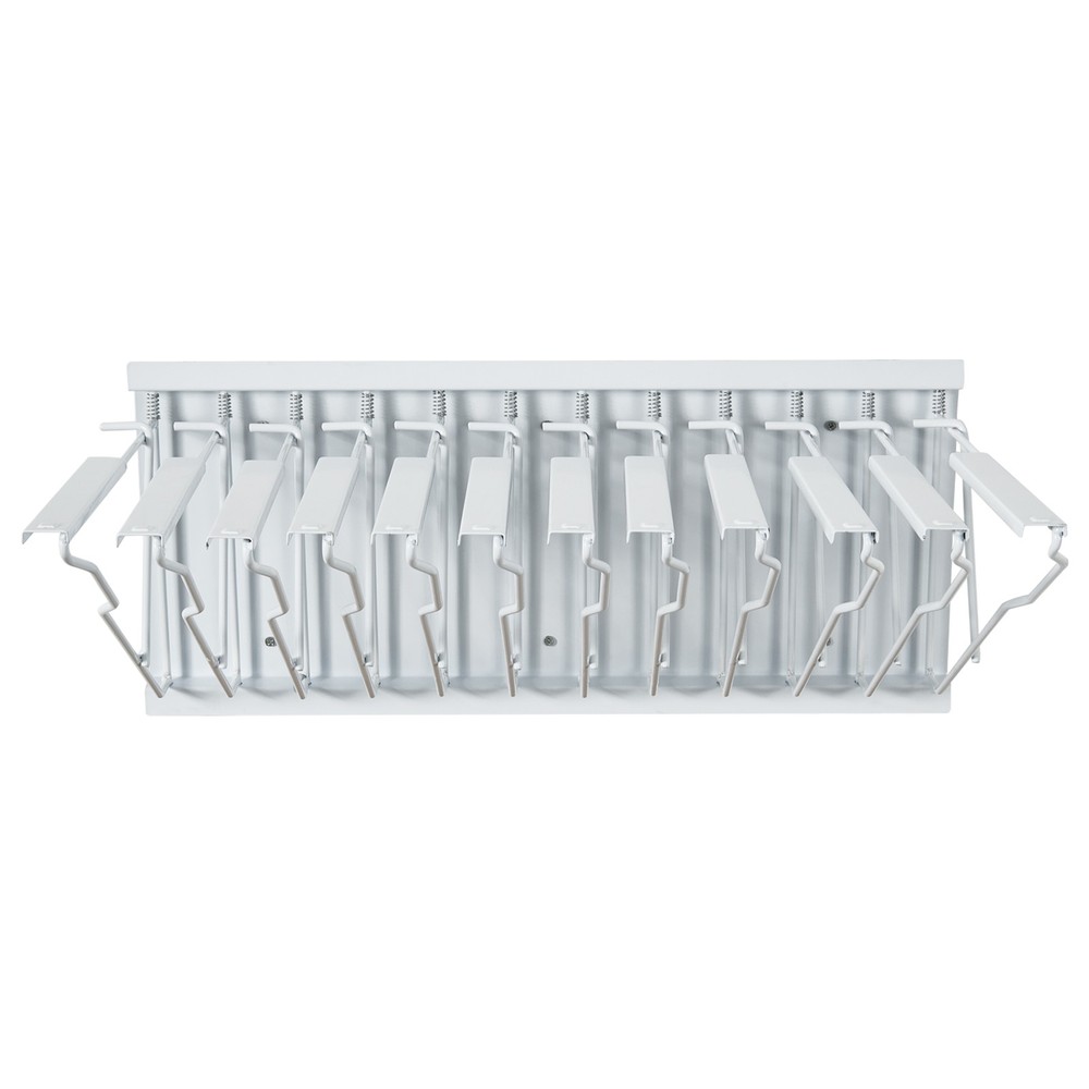 Wall Mount Blueprint Storage Rack Blueprint Holder with 12 Pivot Brackets