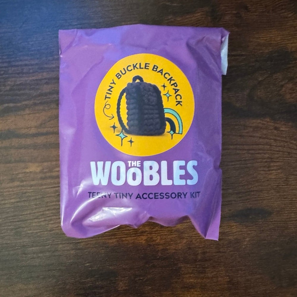*Sealed* The Woobles Elyse Meyers Tiny Buckle Backpack Accessory Kit