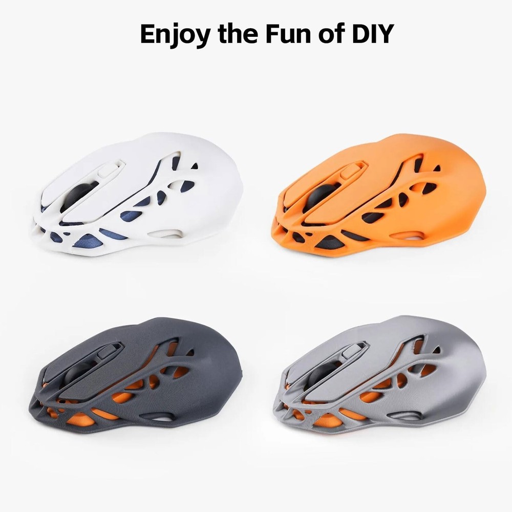 Bambu Lab Makerworld MH002 3D Printed Wireless Mouse Model Components DIY Cre...