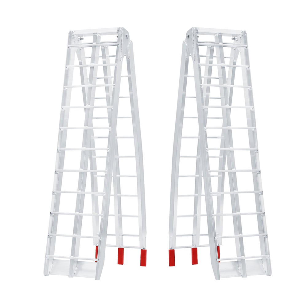 2PCS 12"x89" Aluminum Loading Trailer Ramps For Motorcycle ATV/UTV Truck 1500LBS