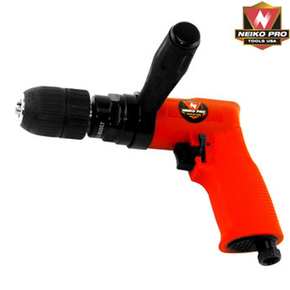 Neiko 30020B 1/2" Composite Reversible Air Drill With Keyless Chuck