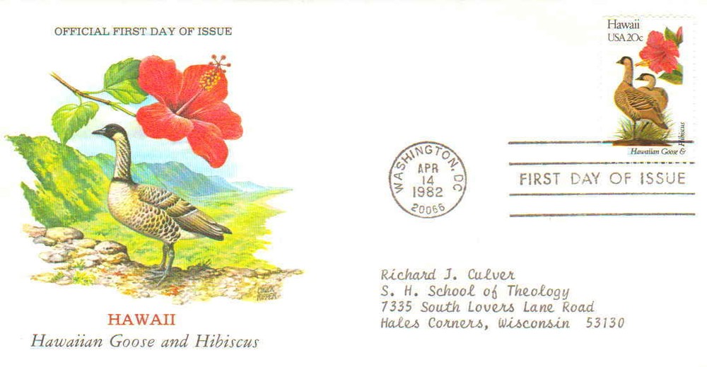 United States Scott 1963 Typewritten Address.