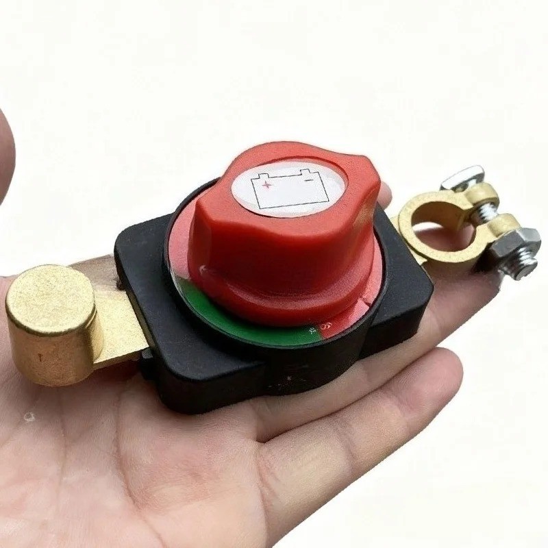 Battery disconnect switch brass battery pole power-off integrated switch car mod