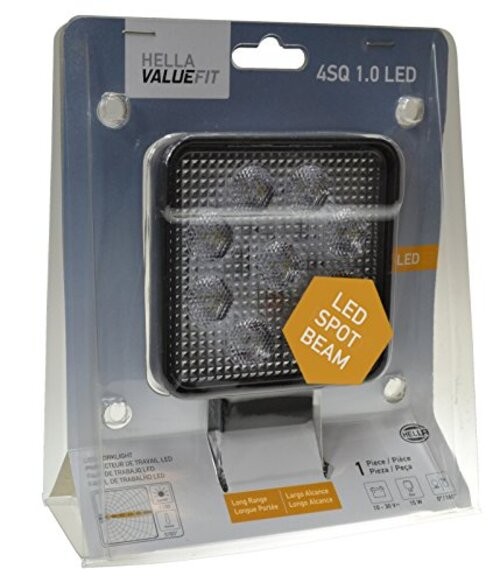 357102002 ValueFit 4 Square 1.0 LED Long Range Worklight, Multi