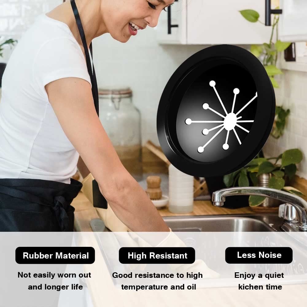 Garbage Disposal Splash Guard Sink Baffle Cover Kitchen Replacement...