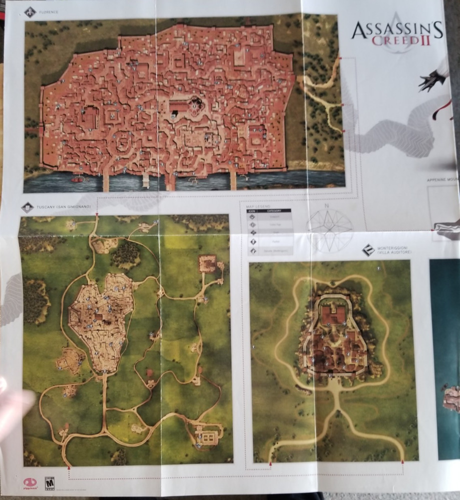 Assassin's Creed II Strategy guide, With Map (Pre-owned)