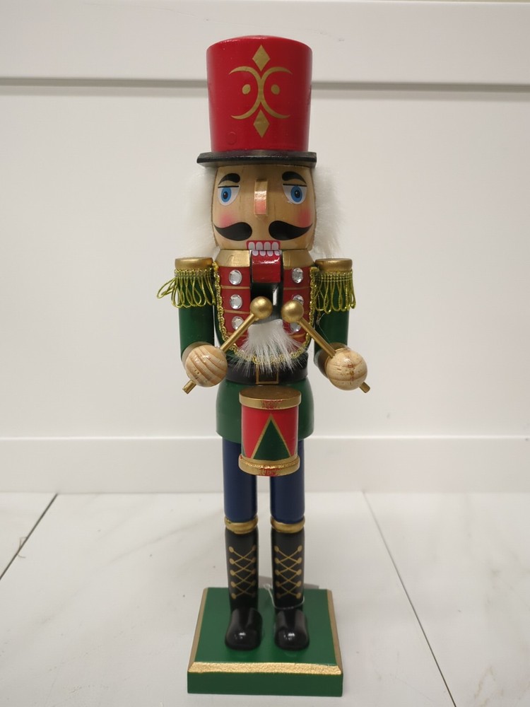 Northlight Standing Nutcracker Drumer Christmas Tabletop Decoration- NEW!