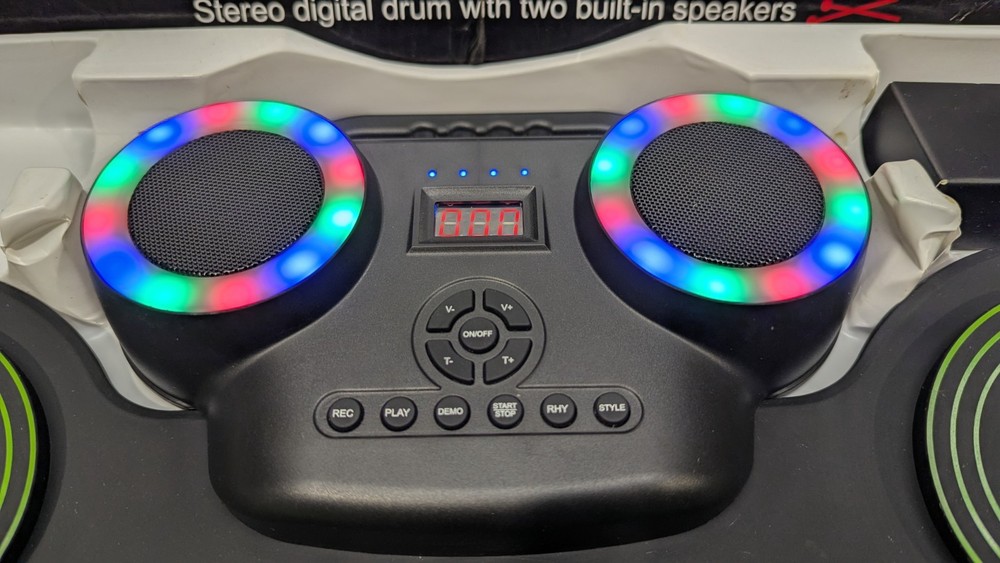 Quality Digital Drum Portable Electronic Drum Kit 9 Pads, Bluetooth