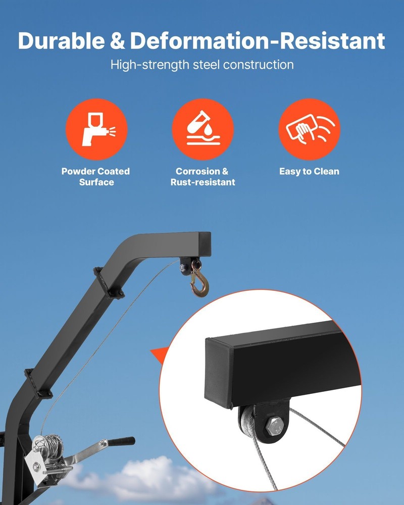353lb Game Lifting System with Ratchet Mounting Strap