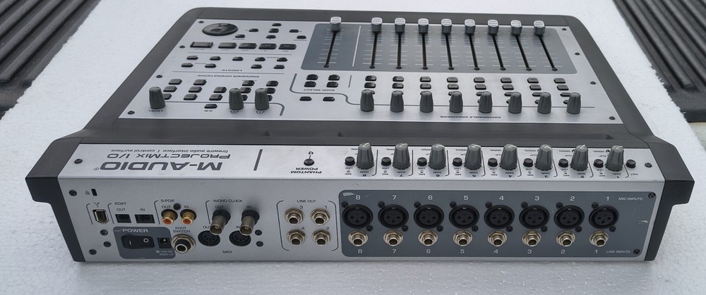 M-Audio ProjectMix I/O Firewire Audio Interface Control Surface Project Mix