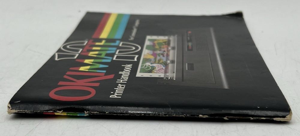 OKIMATE 10 PERSONAL COLOR PRINTER EN3201 FOR COMMODORE COMPUTERS & HANDBOOK