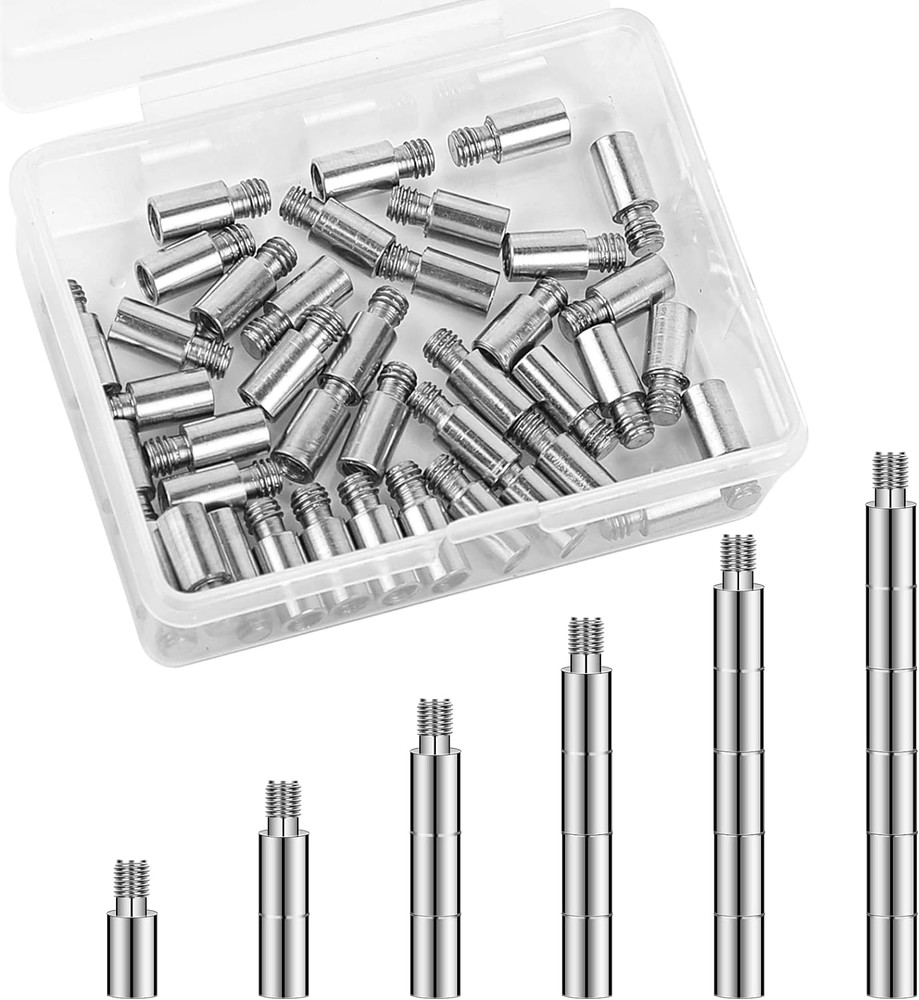 40Pcs Scrapbook Extension Posts Album Accessories Extension Post Replacement Ext