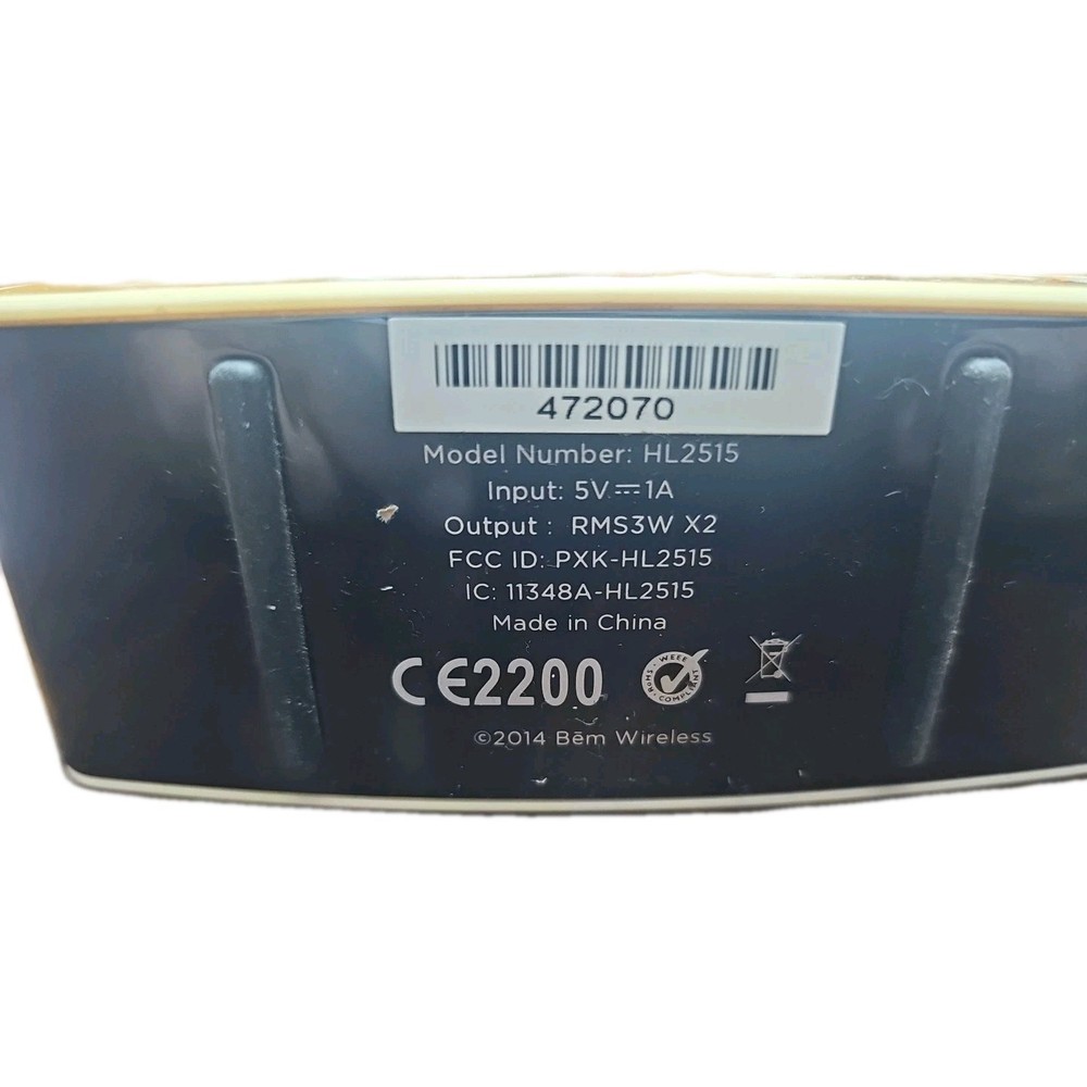 bēm Range Strum HL2515A Bluetooth Speaker - Driftwood