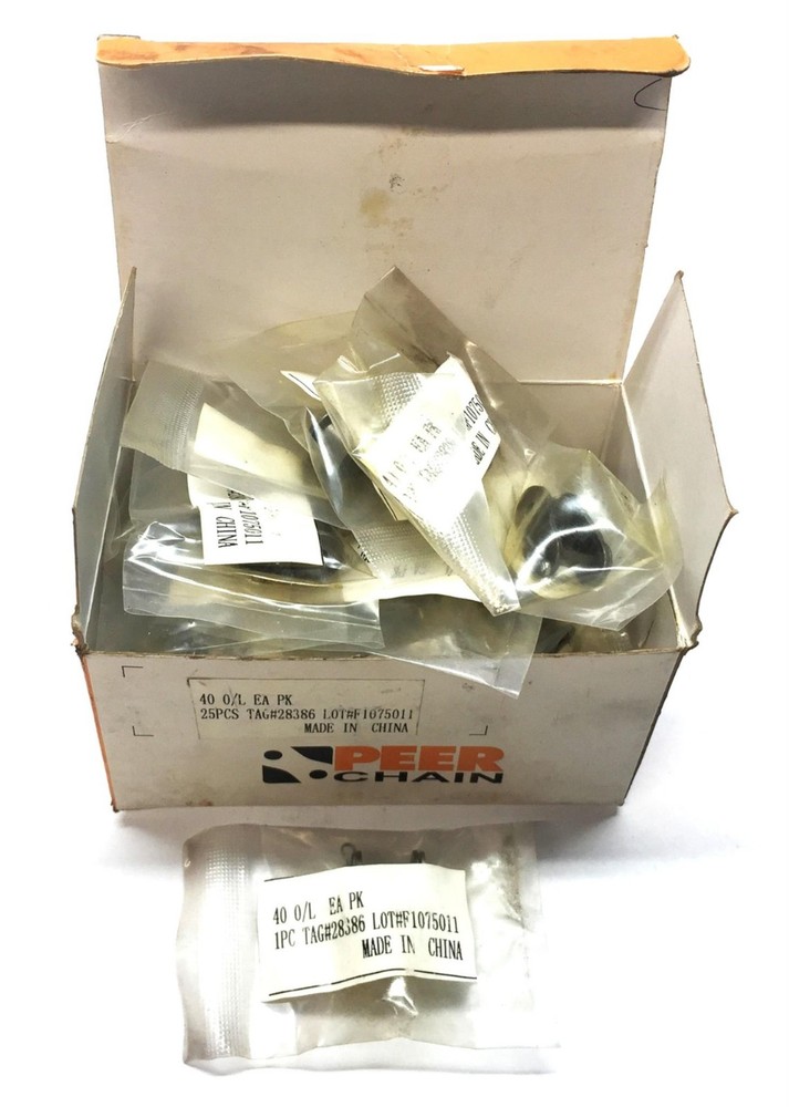 Peer Chain Offset Roller Chain Link 40 O/L Pack (25pcs) NOS
