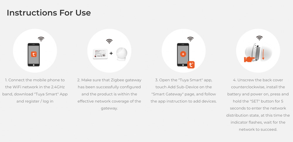 PIR1-ZB - PIR Sensor (Zigbee 3.0)