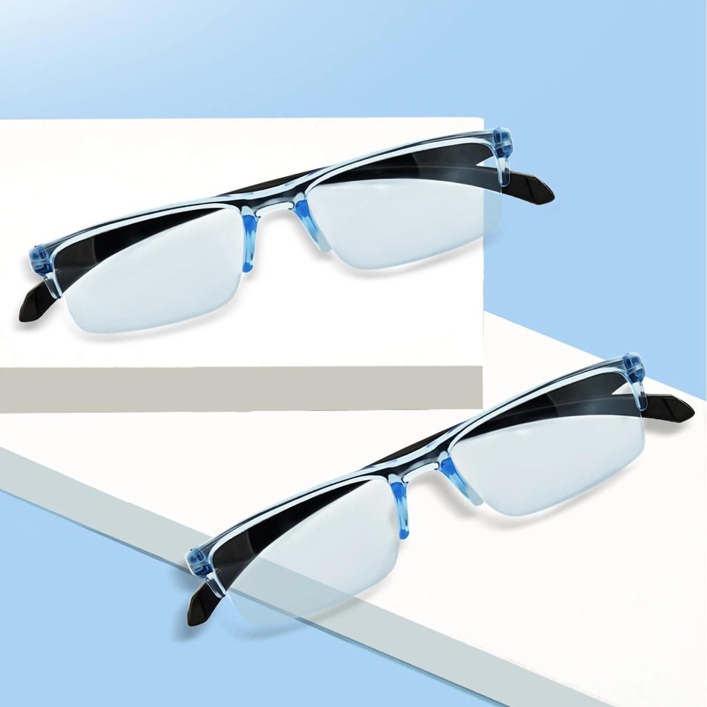 2 Pcs Auto Focus Glasses, Automatic Zoom Reading Intelligent Self Adjusting Pres