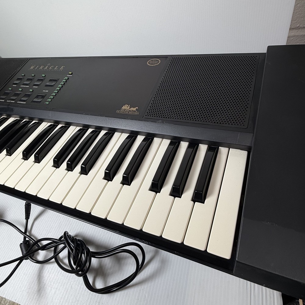 Miracle Piano Teaching System Keyboard Electronic 49-Key w/ Power Supply Working