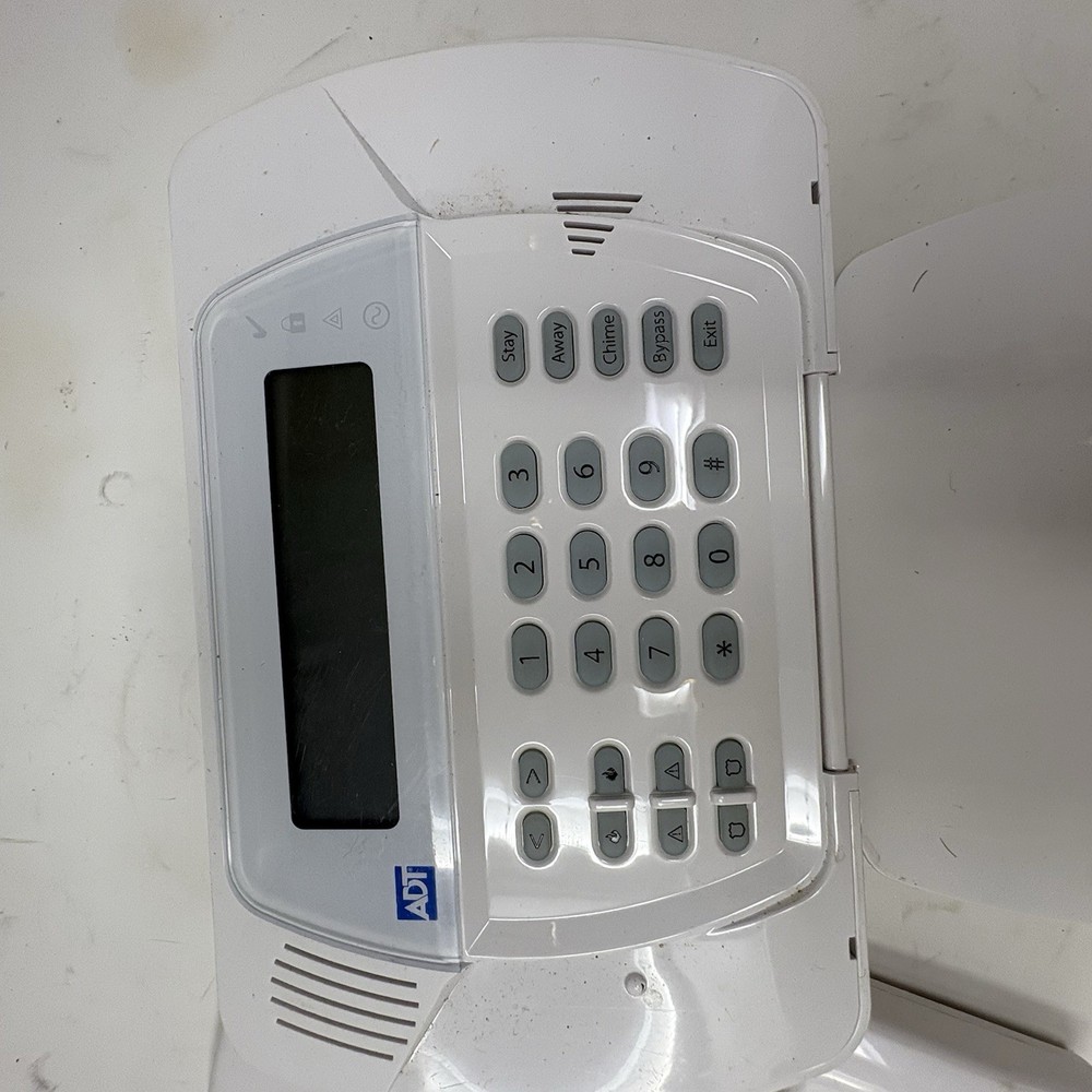ADT Impassa Alarm Control Panel & Sensors Untested As Is
