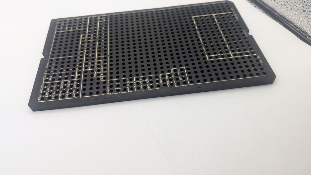 Vintage IBM 601060 Plug Board Machine Plugboard Control Panel FOR DISPLAY