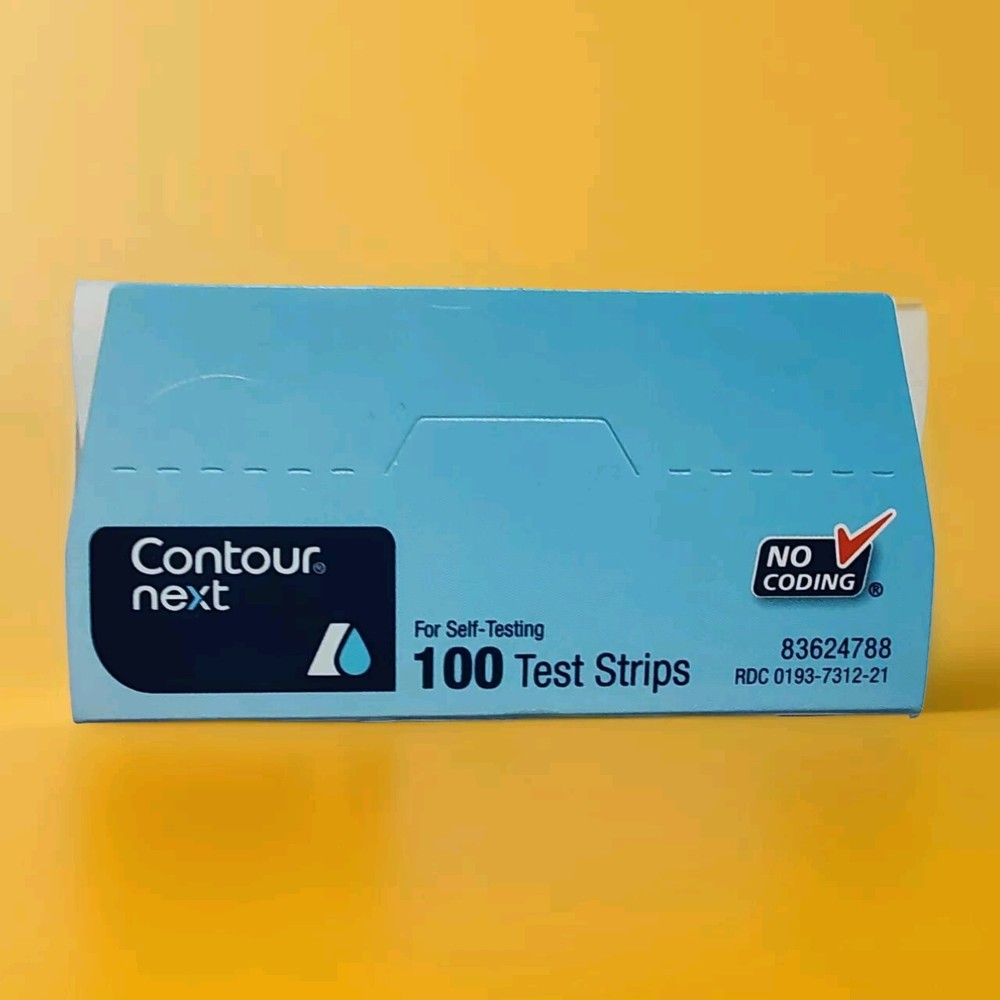 (100ct)🏵️ Contour Next | Glucose Test Strips | Sealed | Exp. May 2025