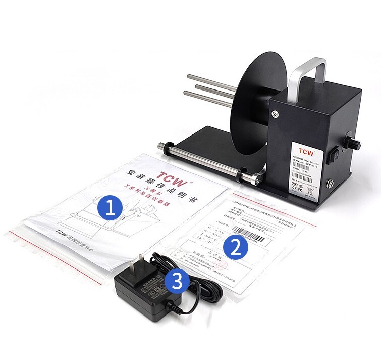 TCW-X110 Automatic Label Rewinding Machine Bar Code Label Rewinder Two-way Label