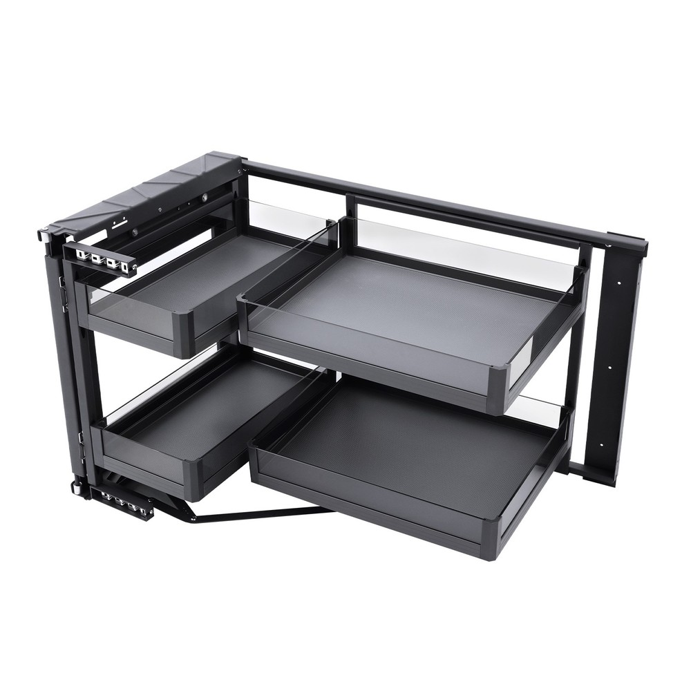 Blind Corner Cabinet Pull Out for 14" Organizer Kitchen Corner Cabinet Pull Out