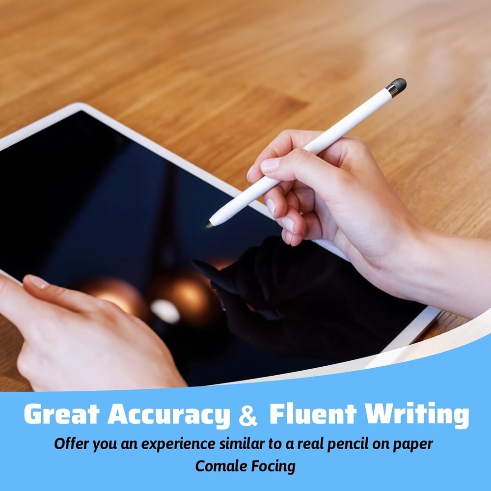 Convenient 30 Pcs Rubber Stylus Tips - Universal Compatibility for Precision Use