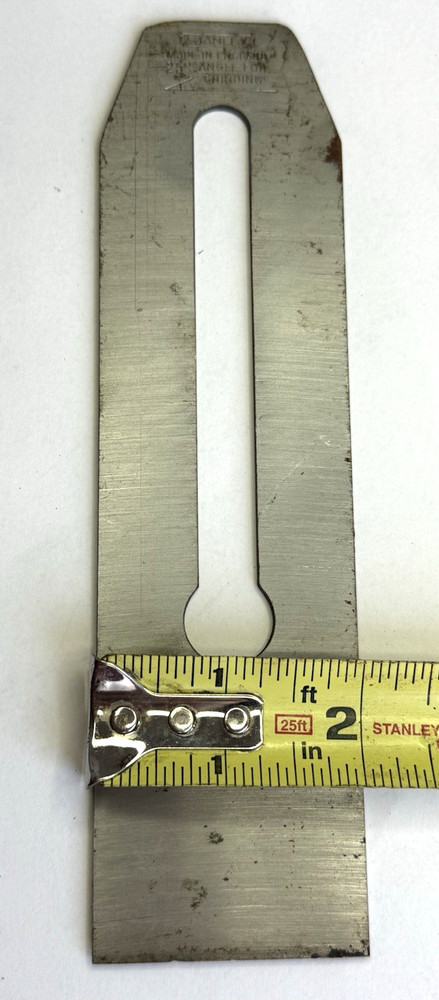 Stanley Bench Plane Replacement Plane Iron Made in England Used