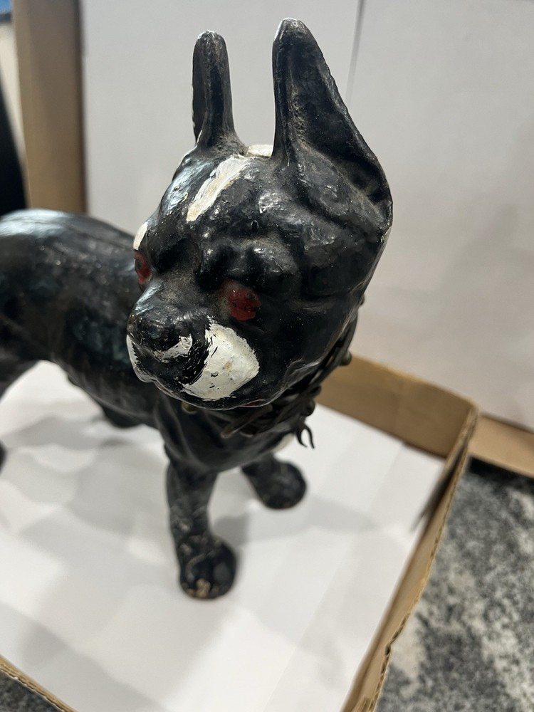 Antique Cast Iron Boxer Door Stop