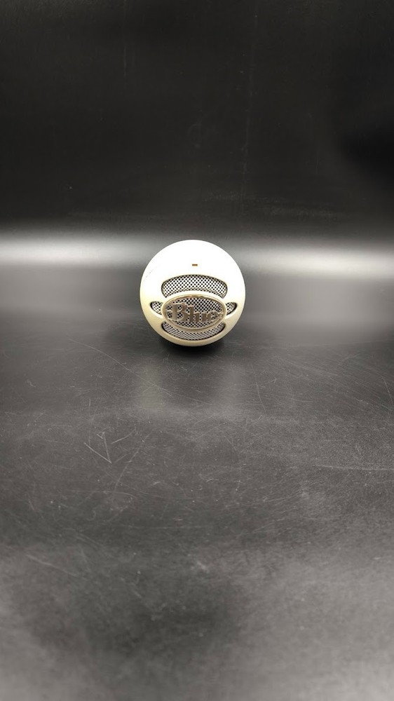 Blue Snowball USB Microphone Used Working White