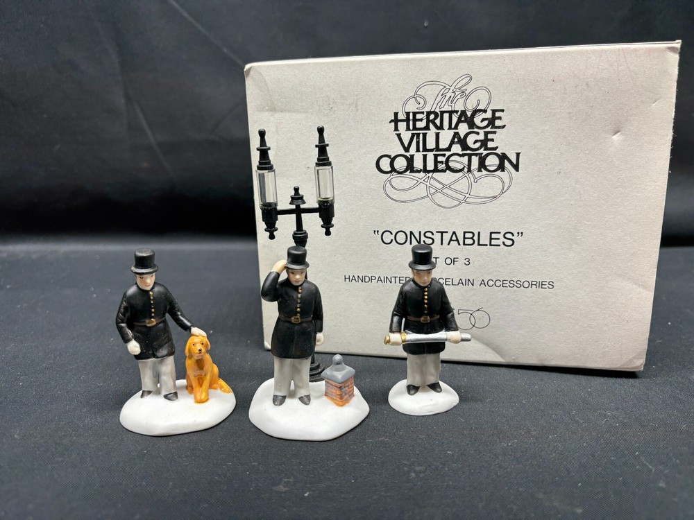 Department 56 "CONSTABLES" #5579-4 ~ With Original Box
