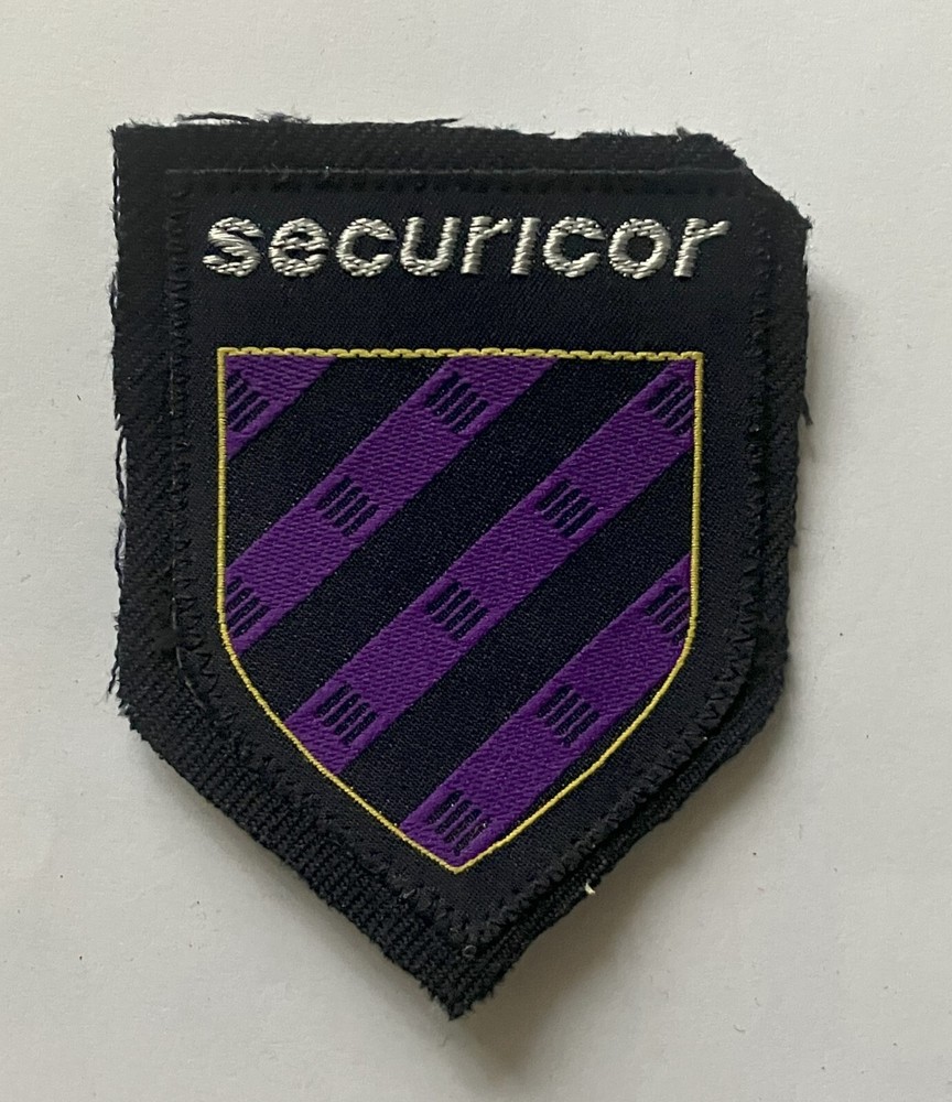 British Securicor private security sleeve patch