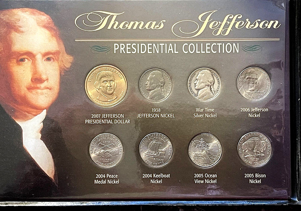 Thomas Jefferson Presidential Collection 9 pc Set
