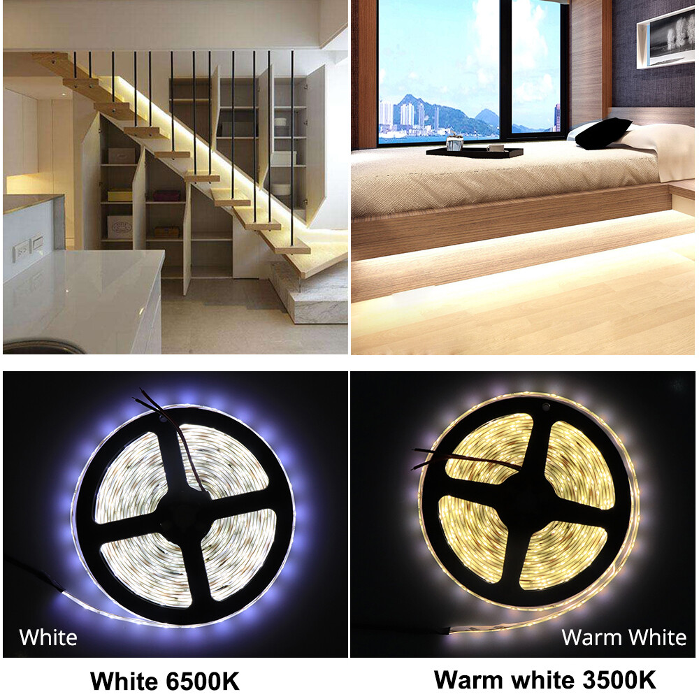 DC12V LED strip 2835 Motion sensor controller Auto ON/OFF 1M 5M sensor Bed light