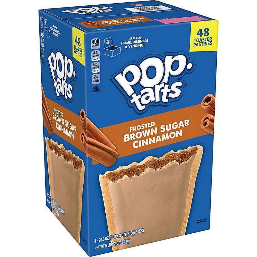 kelloggs pop tarts brown sugar cinnamon 48 ct