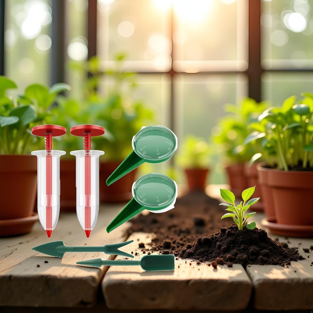 6Pcs Mini Sowing Seed Dispenser, Seed Planter Tool, Handheld Seed Planter, Mini