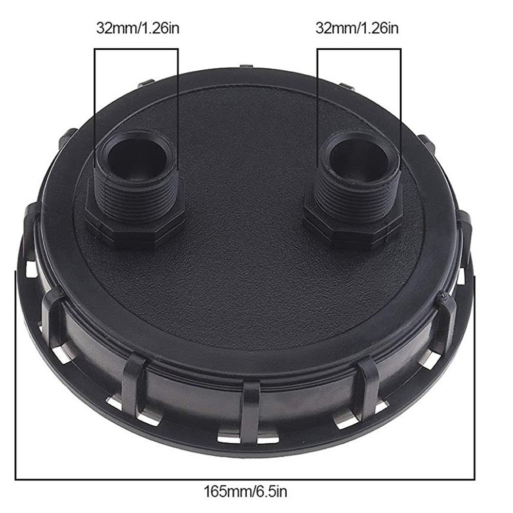 Leak proof IBC Vented Lid with White Rubber Sealing Ring and Venting Function