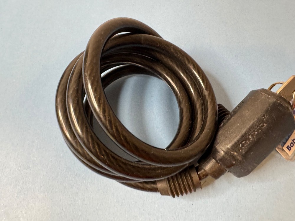 Krypto Cable Lock with Key - Secure bikes, Lock tools, Secure chairs, Flexible!