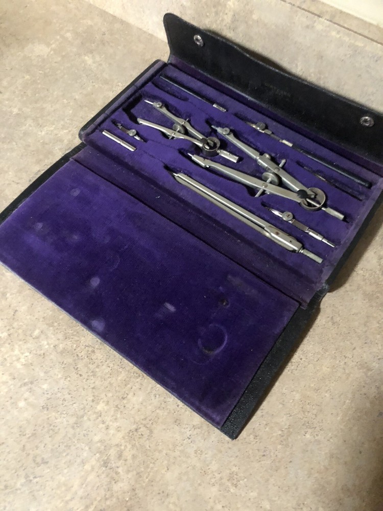 DIETZEN GLOBE Drafting Engineering Tools with Case Germany