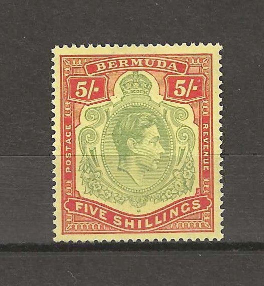 BERMUDA 1938/53 SG 118E CW 13B MNH