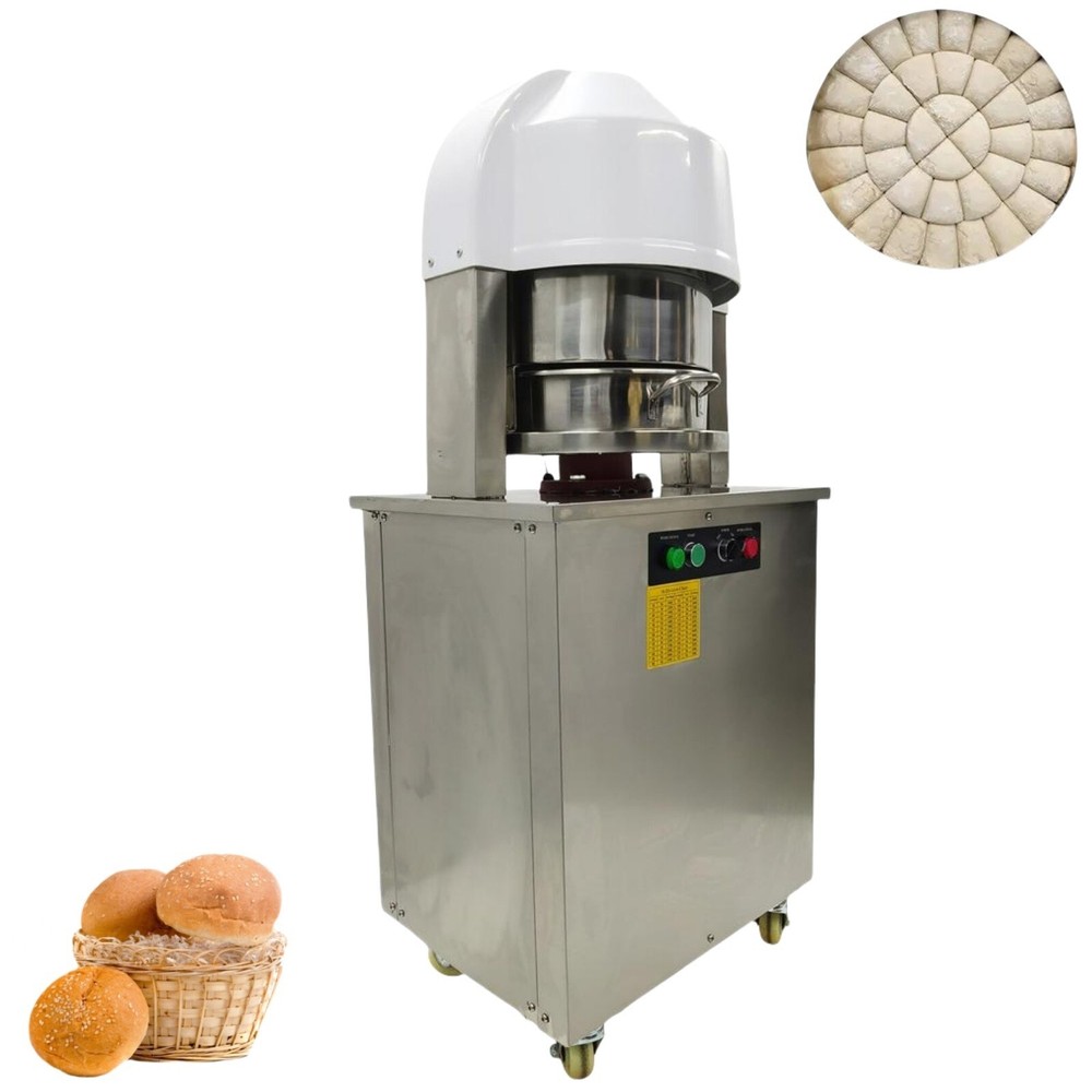 110V Automatic Dough Divider Cutter 20 Pieces Dough Uniform Dividing Machine