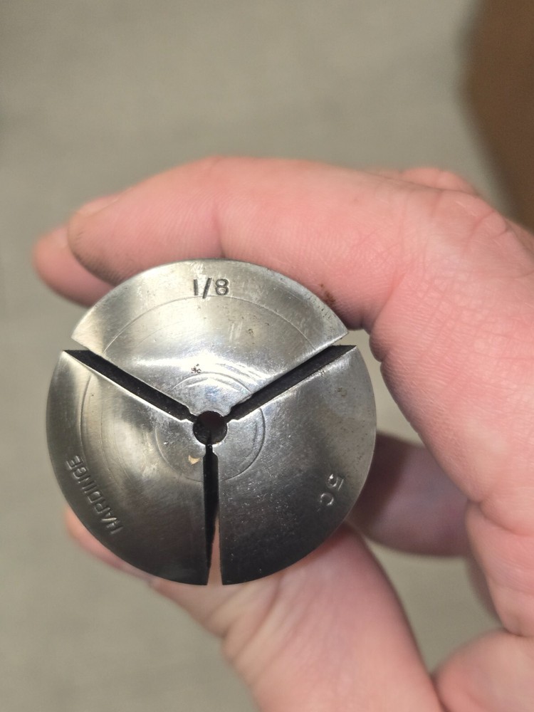 Hardinge - 5C Collet 1/8" Round w/External threads - Good condition