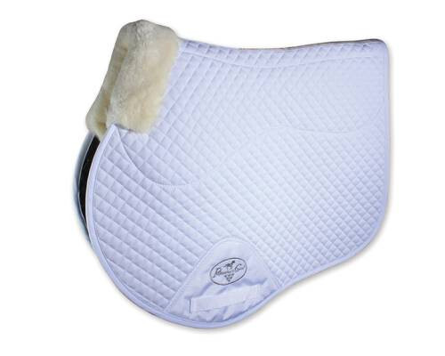 Professional's Choice VenTech Jump Pad with Faux Shearling - White