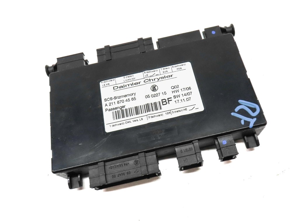 2008 MERCEDES GL320 (X164) FRONT RIGHT PASSENGER SEAT CONTROL MODULE