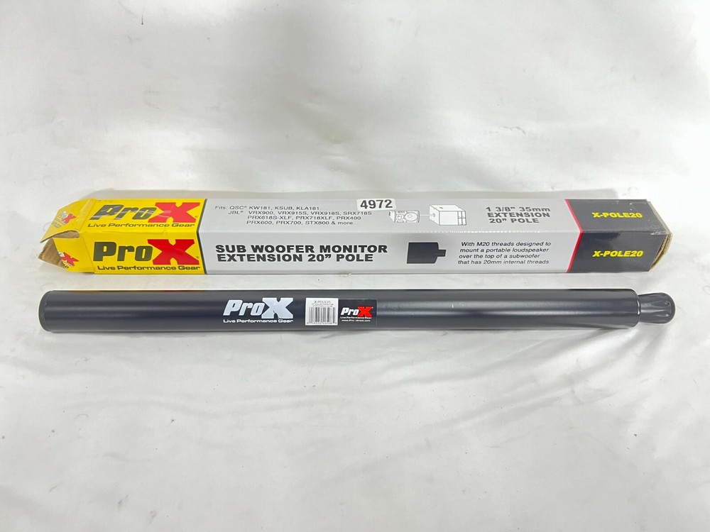Pro X X-Pole 20" Speaker Pole #4972 (One)