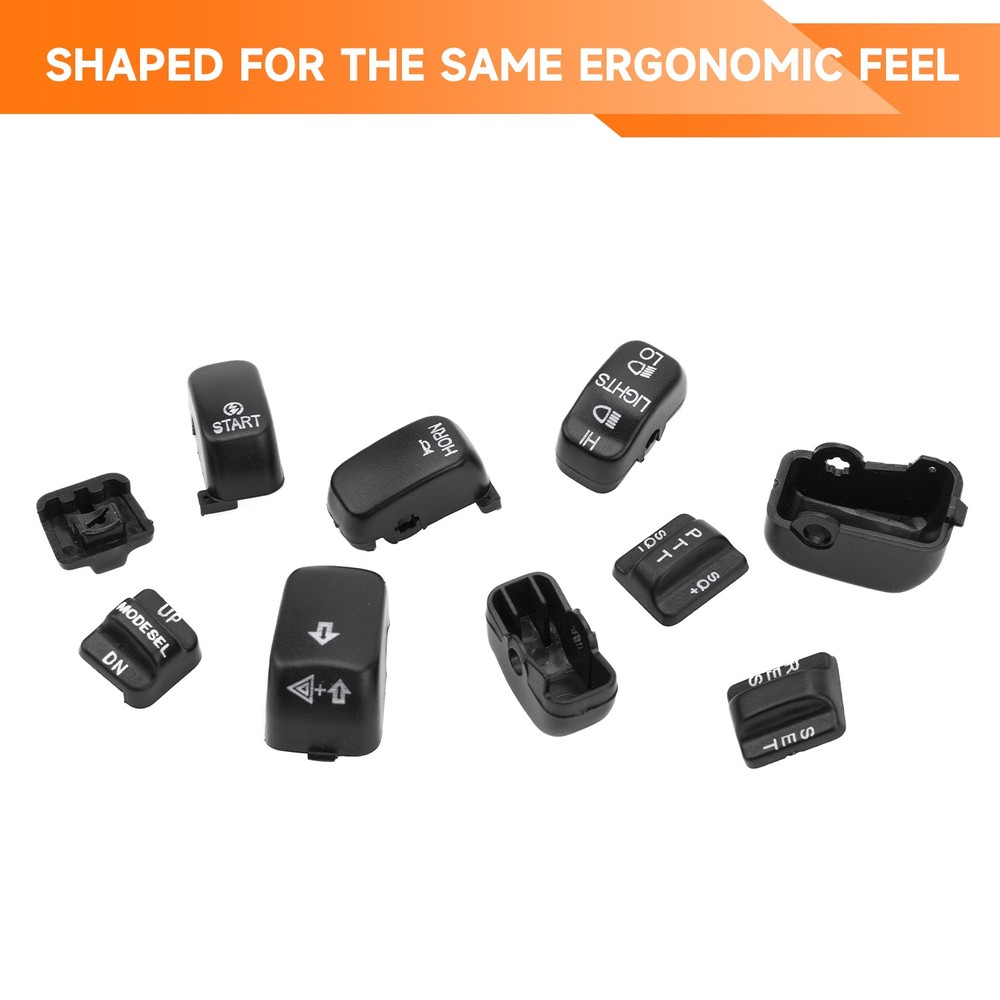 Hand Control Switch Buttons Cap Fit For Harley Touring Road Electra Glide FLHTCU