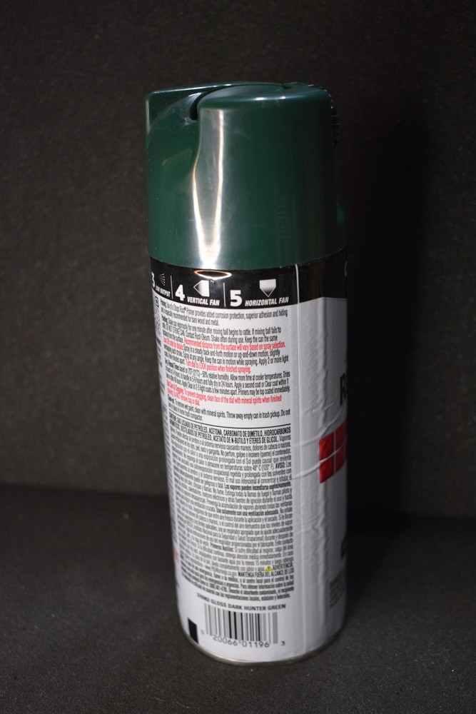 Rust-Oleum Stops Rust Custom Spray Paint Dark Hunter Green Gloss 12oz Enamel